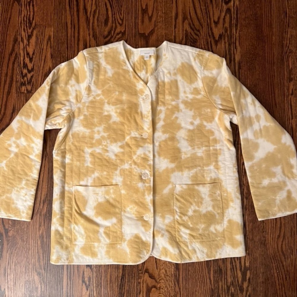 J. Jill  Yellow Tie Dye Jacket
